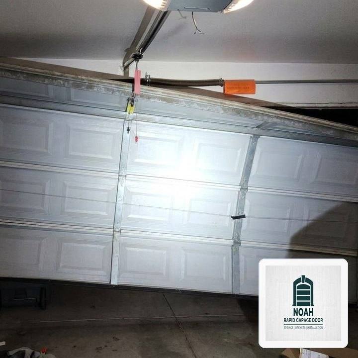 Off-Track Garage Door Emergency Realignment & Laser Calibration in Southlake, TX